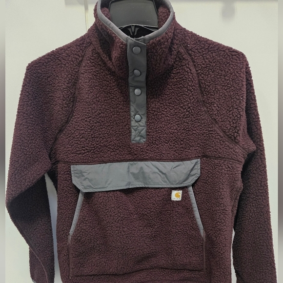 Carhartt fleece nwt maroon - Picture 3 of 3